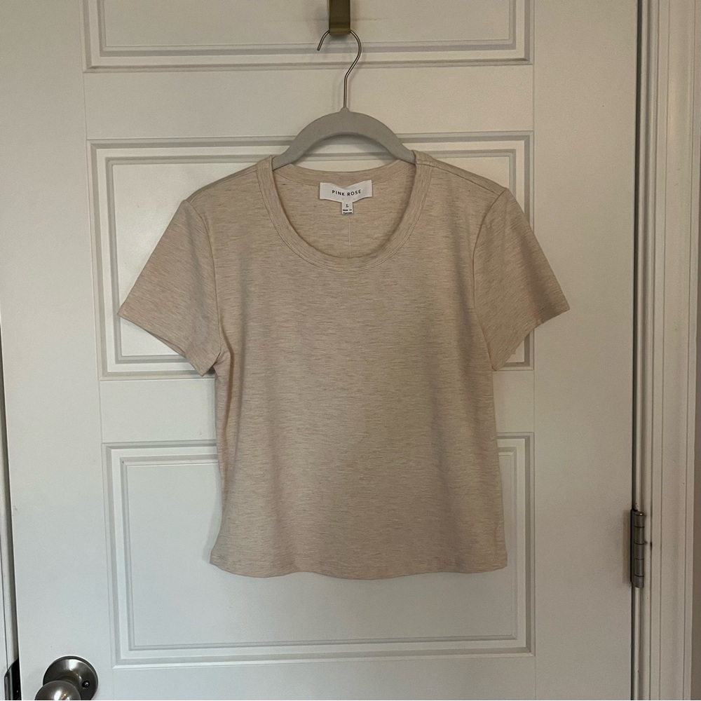 SALE 2 Pink Rose T-Shirts | L